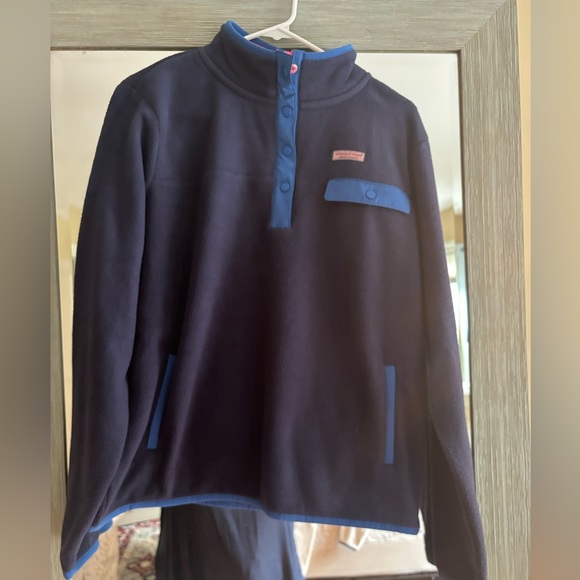 NWT Vineyard Vines 3/4 zip Fleece - Picture 2 of 3